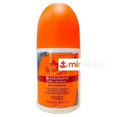 AGUA DE COLONIA CONCENTRADA DESODORANTE ROLLON NARANJA 75 ML ALVAREZ_GOMEZ