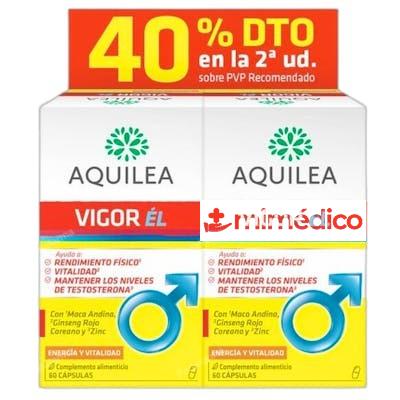 VIGOR EL CAPSULAS PACK 2 X 60 CAPSULAS AQUILEA
