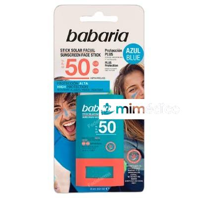 SOLAR STICK FACIAL AZUL SPF50 20 GR BABARIA