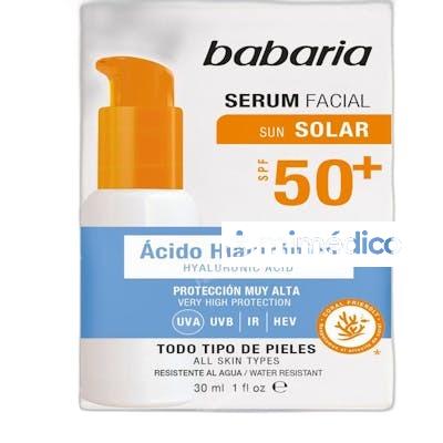 SOLAR ACIDO HIALURONICO SERUM FACIAL SPF50 30 ML BABARIA