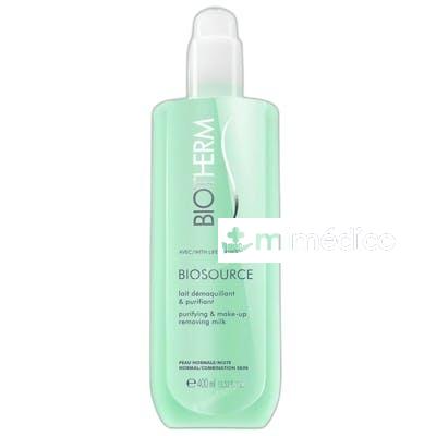 BIOSOURCE PURIFIYING MAKEUP REMOVING MILK 400 ML BIOTHERM