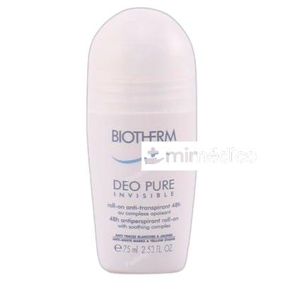 DEO PURE INVISIBLE ROLLON 75 ML BIOTHERM