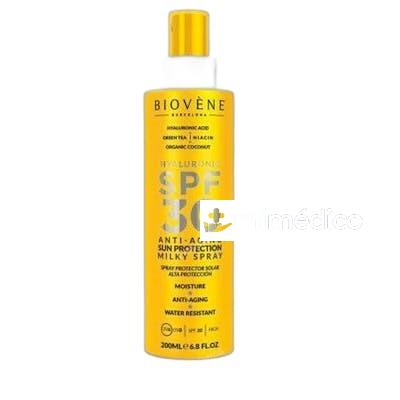 HYALURONIC ANTIAGING PROTECCION SOLAR LECHE SPF30 200 ML BIOVENE