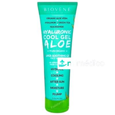 HYALURONIC COOL GEL ALOE SUPERSOOTHING GEL FACE BODY 200 ML BIOVENE