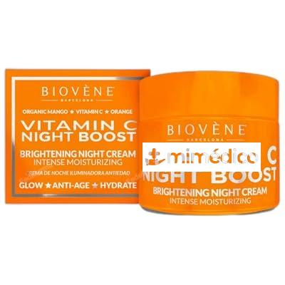 VITAMIN C NIGHT BOOST BRIGHTENING NIGHT CREAM INTENSE MOISTU BIOVENE