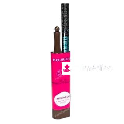 LINER PINCEAU 24H LIQUID EYELINER BRUN IMPRESSIONNISTE 2 X 1 BOURJOIS