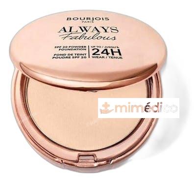 ALWAYS FABULOUS BASE DE MAQUILLAJE EN POLVOS SPF20 100ROSE I BOURJOIS