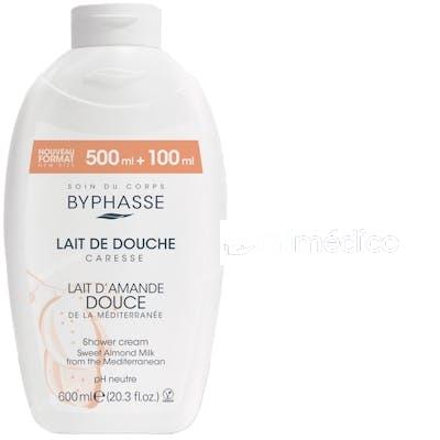 CARESSE CREMA DE DUCHA LECHE DE ALMENDRA DULCE 600 ML BYPHASSE