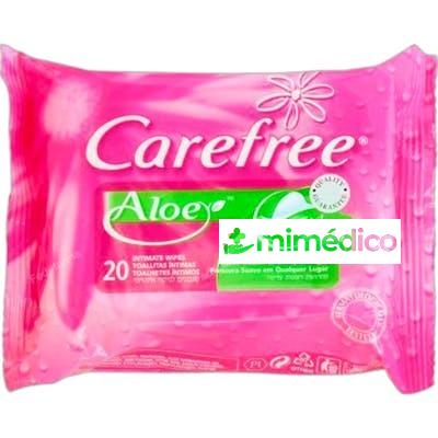 ALOE VERA TOALLITAS INTIMAS 20 U CAREFREE