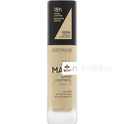 ALL MATT SHINE CONTROL MAKE UP 020NNEUTRAL NUDE BEIGE CATRICE