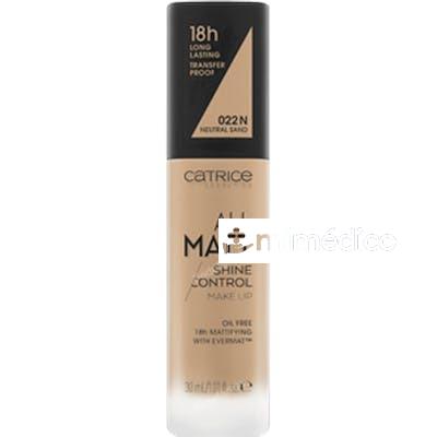 ALL MATT SHINE CONTROL MAKE UP 022NNEUTRAL SAND CATRICE