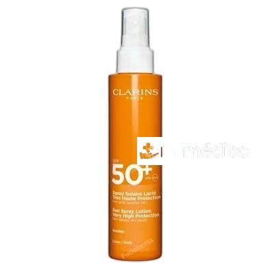 SOLAR LECHE HIDRATANTE EN SPRAY PARA EL CUERPO UVAUVB50 150 CLARINS