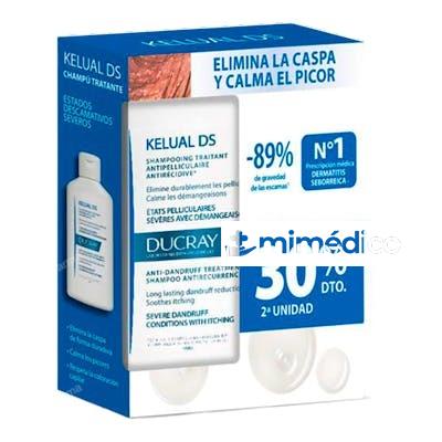 KELUAL DS CHAMPU TRATANTE ANTICASPA DUO 2 X 100 ML DUCRAY