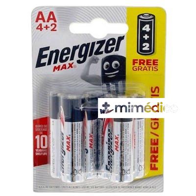 ENERGIZER MAX POWER LR06 AA PILAS PACK X 6 U ENERGIZER