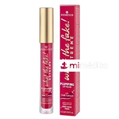 WHAT THE FAKE EXTREME BRILLO DE LABIOS VOLUMINIZADOR ROSE 42 ESSENCE