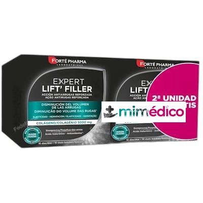EXPERT LIFT FILLER DISMINUCION ARRUGAS PACK 2 X 10 AMPOLLAS FORTE PHARMA