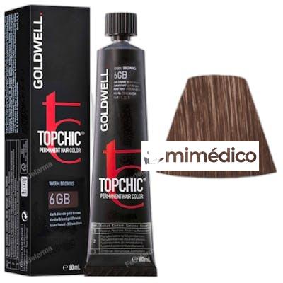 TOPCHIC PERMANENT HAIR COLOR 6GB 60 ML GOLDWELL