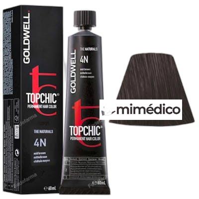 TOPCHIC PERMANENT HAIR COLOR 4N 60 ML GOLDWELL