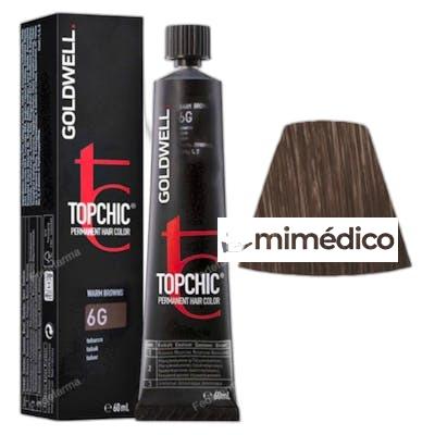 TOPCHIC PERMANENT HAIR COLOR 6G 60 ML GOLDWELL
