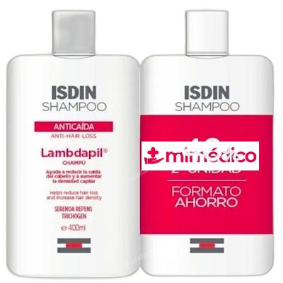 LAMBDAPIL CHAMPU ANTICAIDA PACK 2 X 400 ML ISDIN