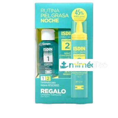ACNIBEN SERUM CONCENTRADO DE NOCHE LOTE 2 PZ ISDIN