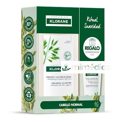 A LA LECHE DE AVENA CHAMPU EXTRASUAVE ESTUCHE 2 PZ KLORANE