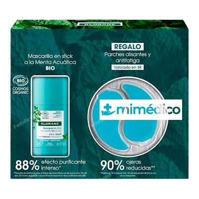 MENTA BIO MASCARILLA EN STICK ESTUCHE 2 PZ KLORANE