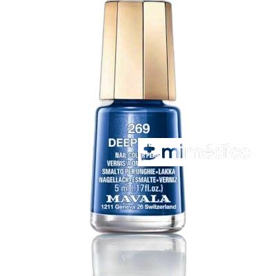 NAIL COLOR 269DEEP BLUE MAVALA