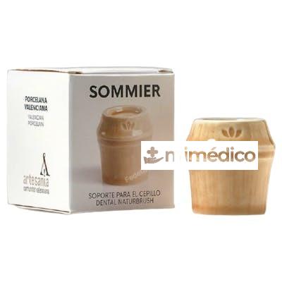 SOMMIER SOPORTE PARA CEPILLO DENTAL NATURAL 1 PZ NATURBRUSH