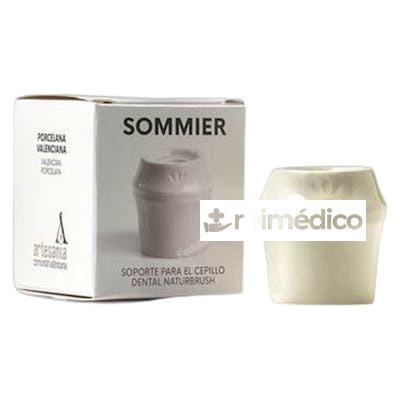SOMMIER SOPORTE PARA CEPILLO DENTAL BLANCO 1 PZ NATURBRUSH