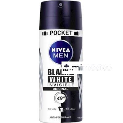 MEN BLACK WHITE INVISIBLE DEO VAPO 100 ML NIVEA
