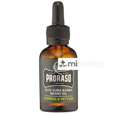 CYPRESS VETYVER ACEITE PARA BARBA 30 ML PRORASO
