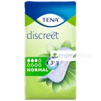 DISCREET COMPRESA INCONTINENCIA NORMAL 15 U TENA LADY