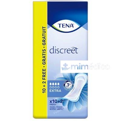 DISCREET COMPRESA INCONTINENCIA EXTRA 12 U TENA LADY
