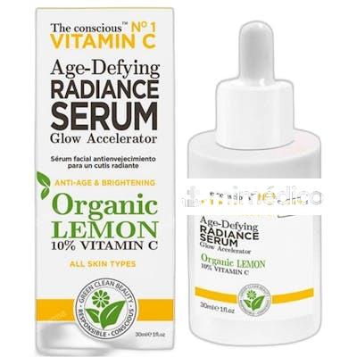VITAMIN C AGEDEFYING RADIANCE SERUM ORGANIC LEMON 30 ML THE CONSCIOUS