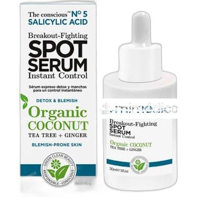 SALICYLIC ACID BREAKOUTFIGHTING SPOT SERUM ORGANIC COCONUT 3 THE CONSCIOUS