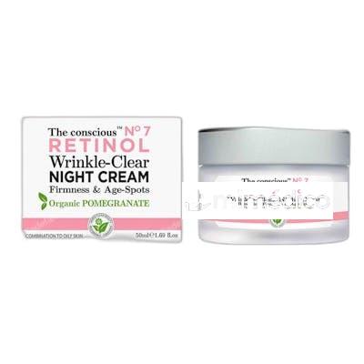 RETINOL WRINKLECLEAR NIGHT CREAM ORGANIC POMEGRANATE 50 ML THE CONSCIOUS