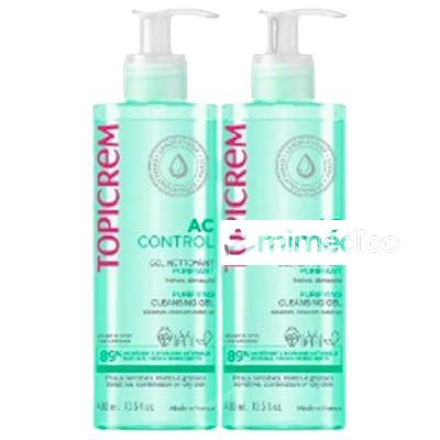 AC GEL LIMPIADOR PURIFICANTE PACK 2 X 400 ML TOPICREM