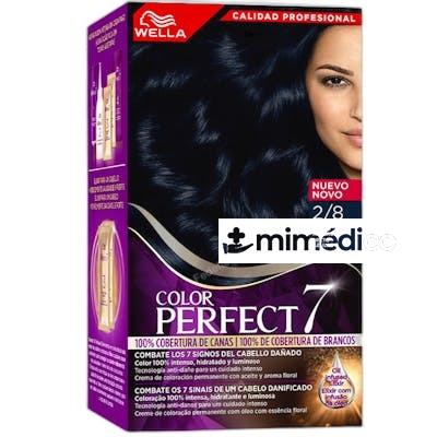 WELLA COLOR PERFECT 7 100 COBERTURA DE CANAS 28NEGRO AZULADO WELLA COLOR PERFECT 7