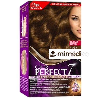 WELLA COLOR PERFECT 7 100 COBERTURA DE CANAS 50CASTANO CLARO WELLA COLOR PERFECT 7