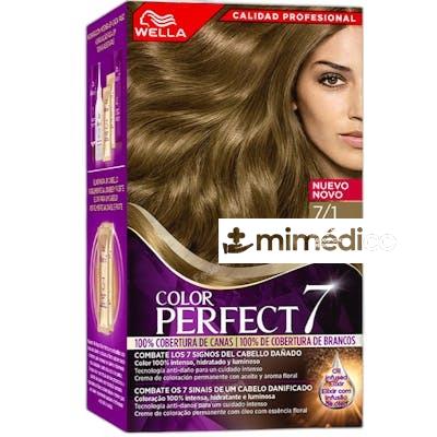 WELLA COLOR PERFECT 7 100 COBERTURA DE CANAS 71RUBIO CENIZA WELLA COLOR PERFECT 7