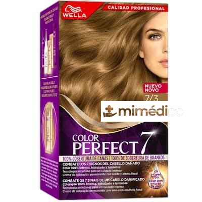 WELLA COLOR PERFECT 7 100 COBERTURA DE CANAS 73RUBIO AVELLAN WELLA COLOR PERFECT 7