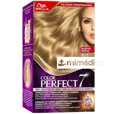 WELLA COLOR PERFECT 7 100 COBERTURA DE CANAS 81RUBIO CENIZA WELLA COLOR PERFECT 7