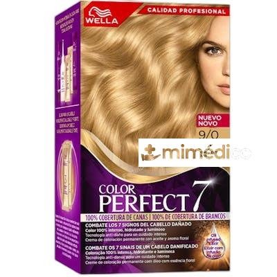 WELLA COLOR PERFECT 7 100 COBERTURA DE CANAS 90RUBIO EXTRA C WELLA COLOR PERFECT 7