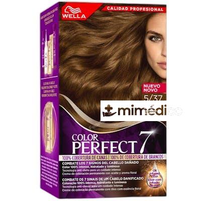 WELLA COLOR PERFECT 7 100 COBERTURA DE CANAS 537CASTANO SEDU WELLA COLOR PERFECT 7