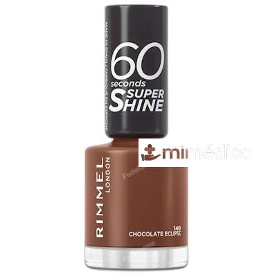 60 SECONDS SUPER SHINE ESMALTE DE UNAS 140CHOCOLATE ECLIPSE RIMMEL LONDON