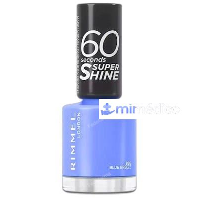 60 SECONDS SUPER SHINE ESMALTE DE UNAS 856BLUE BREEZE 8 ML RIMMEL LONDON