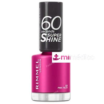 60 SECONDS SUPER SHINE ESMALTE DE UNAS 321 PINK FIELDS 8 ML RIMMEL LONDON