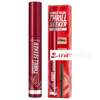 WONDER VOLUME THRILL SEEKER MASCARA EXTREME BLACK RIMMEL LONDON