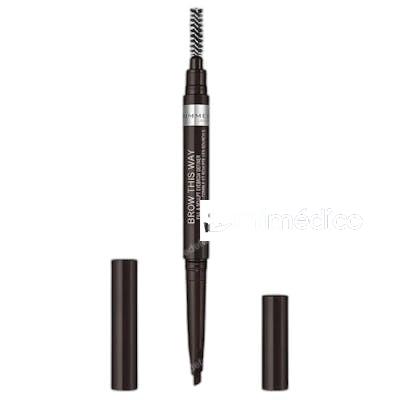 BROW THIS WAY LAPIZ DE CEJAS 04SOFT BLACK 025 GR RIMMEL LONDON
